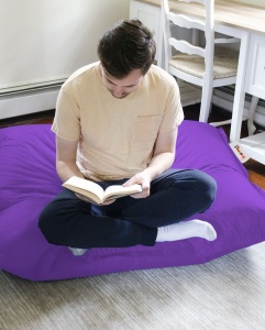 Πολυθρόνα Πουφ Κήπου Cushion Βιολετί 100x100x20 cm - Img 7