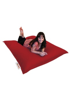 Πολυθρόνα Πουφ Κήπου Cushion Κόκκινο 100x100x20 cm - Img 5