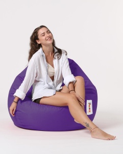 Πολυθρόνα Πουφ Κήπου Premium Βιολετί 115x130x39 cm - Img 13