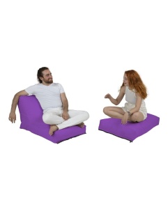Πολυθρόνα Πουφ Κήπου Siesta Βιολετί 180x55x40 cm