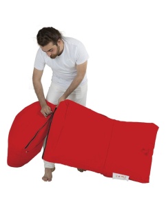 Πολυθρόνα Πουφ Κήπου Siesta Κόκκινο 180x55x40 cm - Img 2