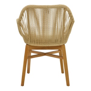 Πολυθρόνα Kalie Boho Pako World Φυσικό 60x61x80 cm - Img 5