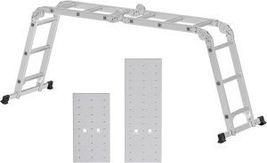 Πολυλειτουργική σκάλα, Songmics, 3,6 m, 150 kg, GLT36M