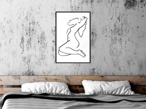 Πόστερ - Coquettish Pose, με μαύρη κορνίζα, 40x60 cm - Img 2
