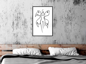 Πόστερ - Delicate Feminity, με μαύρη κορνίζα, 30x45 cm - Img 2