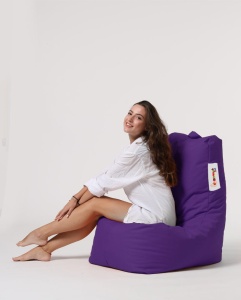 Πουφ beanbag κήπου Diamond Μωβ - Img 10