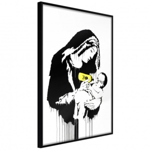 Πόστερ - Banksy: Toxic Mary, με μαύρη κορνίζα, 20x30 cm
