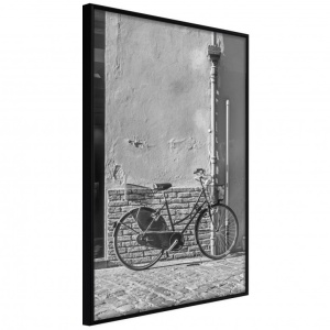Πόστερ - Bicycle with Black Tires, με μαύρη κορνίζα, 30x45 cm