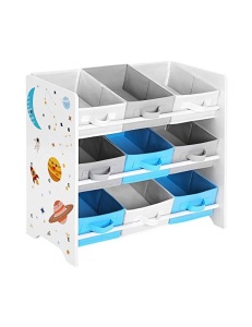 Ράφι αποθήκευσης, Songmics, παιδικό, 9 κύβοι, 62 x 29 x 60 cm