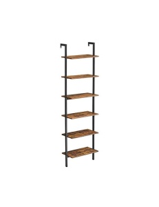 Ράφι τοίχου, Vasagle, 6 Ράφια, Rustic Καφέ, LLS103B01, 30 x 205 x 60 cm