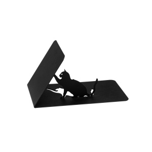 Ράφι τοίχου din μέταλλο Kitap Μαύρο 25.5x12.5x12 cm - Img 3
