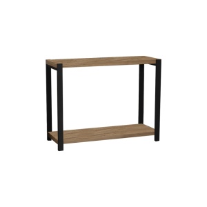 Ράφι Lerf δρυς μελαμίνη μέταλλο μαύρο 45x17x35 cm
