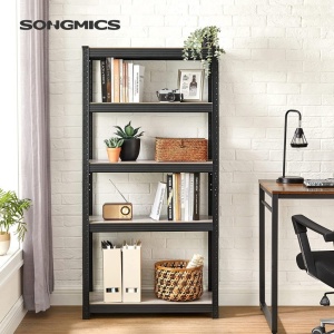 Ράφι Songmics, 5 Ράφια, 30 x 75 x 150 cm, Black, GLR030B11 - Img 2