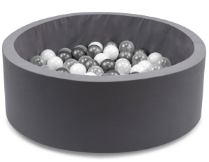 Σετ πισίνα με μπαλάκια Bubble Pops 150 Γκρι 85x85x30 cm - Img 7