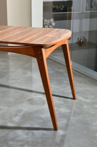 Σετ τραπέζι και καρέκλες 5 τεμάχια Touch Wooden-Κρεμ - Img 10