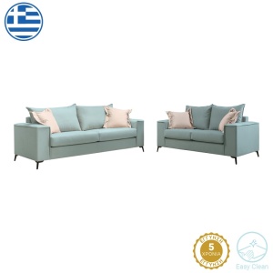 Σετ 2 διθέσιοι καναπέδες Verona x2 Pako World Ανοιχτό Πράσινο 225x93x100 cm