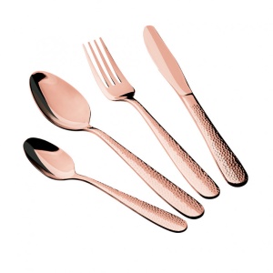 Σετ 24 μαχαιροπίρουνα, φινίρισμα καθρέφτη, Rose Gold