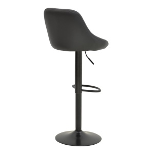 Σκαμπό μπαρ ajustabil Boronez Μαύρο 47x49x112 cm - Img 3