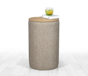 Σκαμπό Faruk Stone 32x53 cm