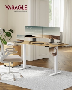 Σκελετός ρυθμιζόμενου γραφείου Vasagle Λευκό 140x59.6x119 cm