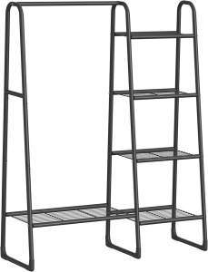Σταντ Κρεμάστρας Songmics Μαύρο 101.7x40x153.3 cm