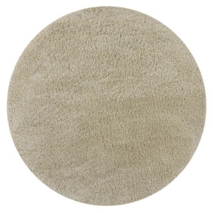 Στρογγυλό Χαλί Feather Soft Natural 200X200 cm, Flair Rugs - Img 4
