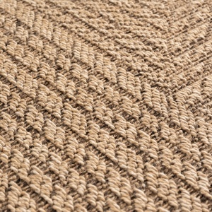 Στρογγυλό χαλί Timber V4, Μπεζ, 200x200 cm - Img 7