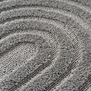 Στρογγυλό Χαλί Art boho V2 Ασημί 120x120 cm