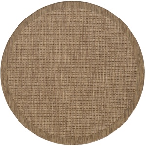 Στρογγυλό Χαλί Giza Καφέ 160x160 cm