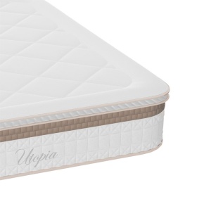 Στρώμα Utopia με ελατήρια pocket και ανώτερη στρώση aloe vera 30 - 32cm 140x200cm - Img 3