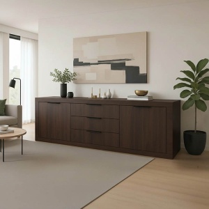 Συρταριέρα Doha Wenge 210x45x80.5 cm