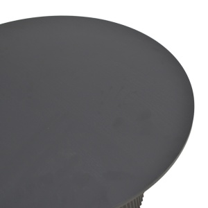 Τραπεζάκι σαλονιού Dovel Μαύρο 70x70x40 cm - Img 4