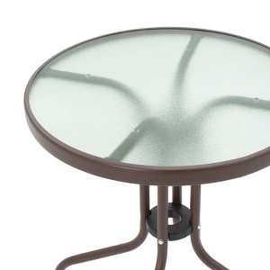 Τραπέζι κήπου Watson Καφέ 60x60x70 cm - Img 3