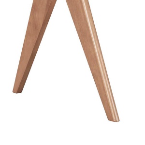Τραπέζι Winslow rubberwood, σε Ανοιχτό Καρυδί 160x85x75 cm - Img 3
