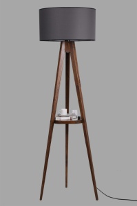Φωτιστικό Δαπέδου Sehbali Καρυδί 26x26x147 cm - Img 3