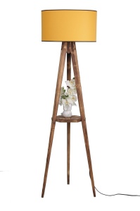 Φωτιστικό Δαπέδου Sehbali Καφέ 45x45x153 cm - Img 2