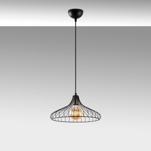 Φωτιστικό οροφής Depay Μαύρο 36x36x120 cm - Img 3