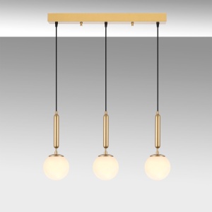 Φωτιστικό οροφής King Χρυσό 62x15x134 cm - Img 3