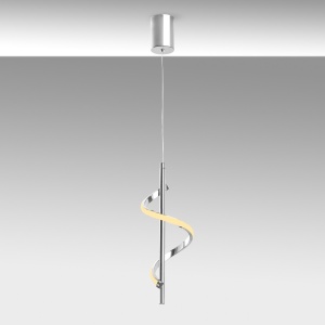 Φωτιστικό οροφής Likma Ασημί 16x50-100x16 cm - Img 4