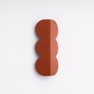 Φωτιστικό τοίχου Biscuit, Κόκκινο, 16.3x5.8x33.6 cm - Img 2