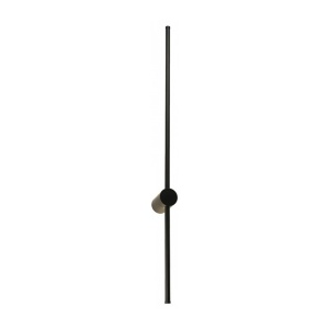 Φωτιστικό Τοίχου LED Eftenbo, Μαύρο, 8x8x80 cm