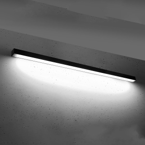Φωτιστικό τοίχου LED Pinne, Μαύρο, 4000K, 150x6x6 cm - Img 3