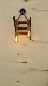 Φωτιστικό Τοίχου Merdiven, Καρυδί, 45x25x23 cm - Img 3
