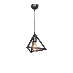 Φωτιστικό οροφής Lesly Pako World Μαύρο 24x24x22 cm