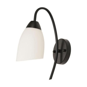 Φωτιστικό Τοίχου LED Berak, Μαύρο, 10x10x17 cm