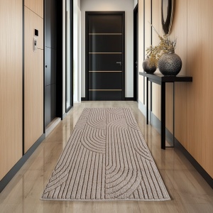 Χαλί Διαδρόμου Helix V2 Μπεζ 80x150 cm - Img 3