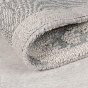 Χαλί Dion Ikat Wool Μπλε 200x290 cm, Flair Rugs - Img 4