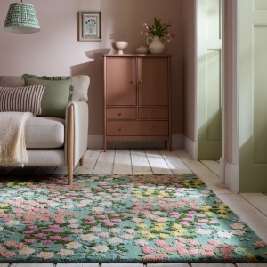 Χαλί Emilia Floral Πολύχρωμο 120x170 cm, Flair Rugs