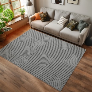 Χαλί Helix V2 Ασημί 240x340 cm - Img 1