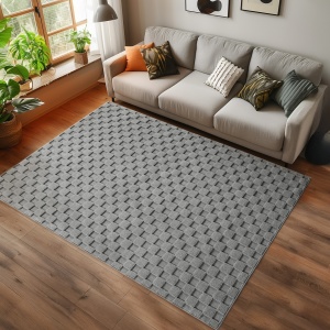 Χαλί Helix V4 Ασημί 200x290 cm